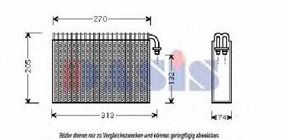 AKS DASIS 820006n -  Испаритель, кондиционер